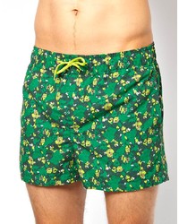 Pantaloncini a fiori verdi di Humor