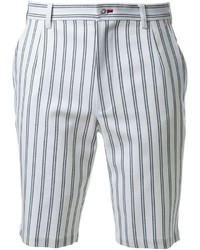 Pantaloncini a righe verticali bianchi di GUILD PRIME