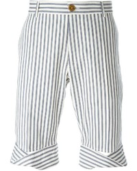 Pantaloncini a righe verticali bianchi di Vivienne Westwood