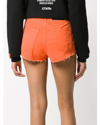 Pantaloncini arancioni di Heron Preston