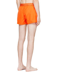 Pantaloncini da bagno arancioni di Versace Underwear