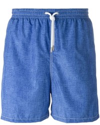 Pantaloncini da bagno blu di Kiton
