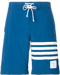 Pantaloncini da bagno blu di Thom Browne