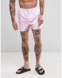 Pantaloncini da bagno rosa di French Connection