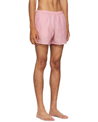 Pantaloncini da bagno rosa di AMI Alexandre Mattiussi