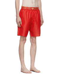 Pantaloncini da bagno rossi di Versace Underwear