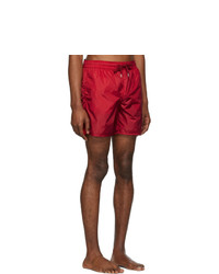 Pantaloncini da bagno rossi di Moncler