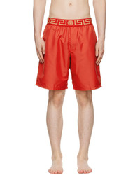 Pantaloncini da bagno rossi di Versace Underwear