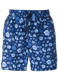 Pantaloncini da bagno stampati blu scuro di Polo Ralph Lauren