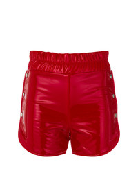 Pantaloncini decorati rossi di Danielle Guizio