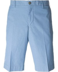 Pantaloncini di cotone azzurri di Canali
