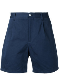 Pantaloncini di cotone blu scuro di Kent & Curwen