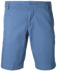 Pantaloncini di cotone blu di Lacoste