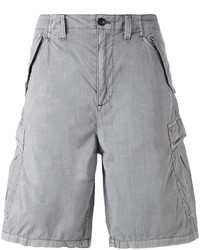 Pantaloncini di cotone grigi di Armani Jeans