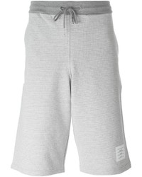 Pantaloncini di cotone grigi di Thom Browne