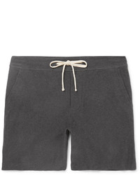 Pantaloncini di cotone grigio scuro