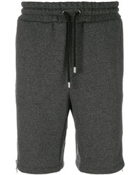 Pantaloncini di cotone grigio scuro di Versus