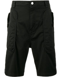 Pantaloncini di cotone neri di Helmut Lang