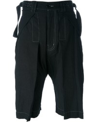 Pantaloncini di cotone neri di Kokon To Zai