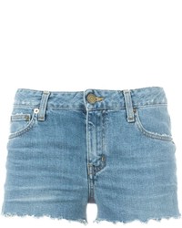 Pantaloncini di jeans azzurri di Saint Laurent
