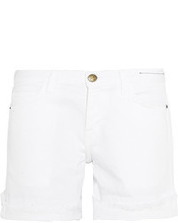 Pantaloncini di jeans bianchi