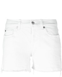 Pantaloncini di jeans bianchi di 7 For All Mankind