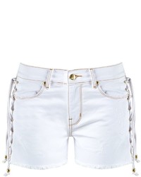 Pantaloncini di jeans bianchi
