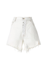 Pantaloncini di jeans bianchi di Unravel Project