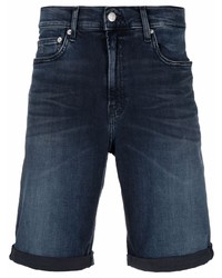 Pantaloncini di jeans blu scuro di Calvin Klein Jeans
