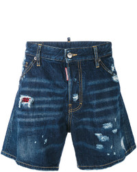 Pantaloncini di jeans blu scuro di DSQUARED2