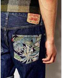 Pantaloncini di jeans blu scuro di Reclaimed Vintage