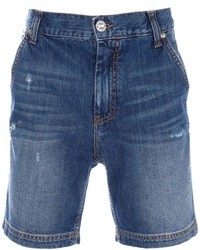 Pantaloncini di jeans blu di Frankie Morello