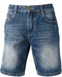 Pantaloncini di jeans blu di Frankie Morello