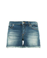 Pantaloncini di jeans blu di Versace Collection