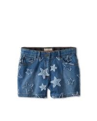 Pantaloncini di jeans con stelle blu
