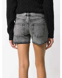 Pantaloncini di jeans grigi di Saint Laurent