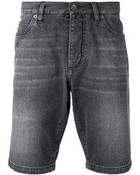 Pantaloncini di jeans grigio scuro