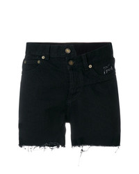 Pantaloncini di jeans neri di Saint Laurent