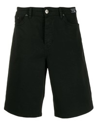 Pantaloncini di jeans neri di VERSACE JEANS COUTURE
