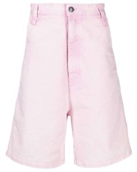 Pantaloncini di jeans rosa di Ami Paris