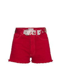 Pantaloncini di jeans rossi di Beau Souci