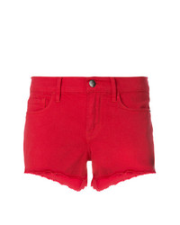 Pantaloncini di jeans rossi di Frame Denim