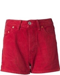 Pantaloncini di jeans rossi di Levi's