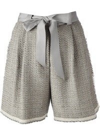 Pantaloncini di lana grigi di Lanvin