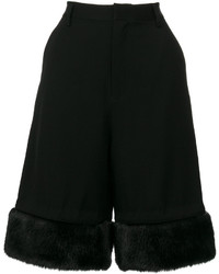 Pantaloncini di lana neri di Comme des Garcons