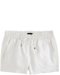 Pantaloncini di lino bianchi