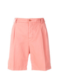 Pantaloncini di lino rosa di Aspesi