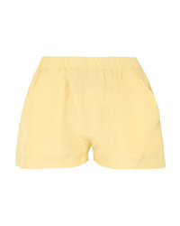 Pantaloncini di seta gialli