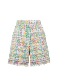 Pantaloncini di tweed multicolori di Thom Browne