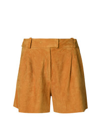 Pantaloncini in pelle arancioni di Salvatore Santoro